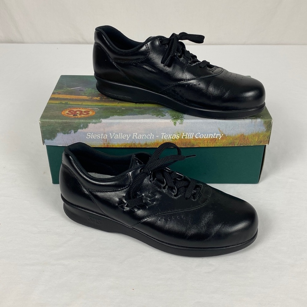 SAS Women’s Free Time Black Sneakers Or Walking Shoes Size 8 M USA Made